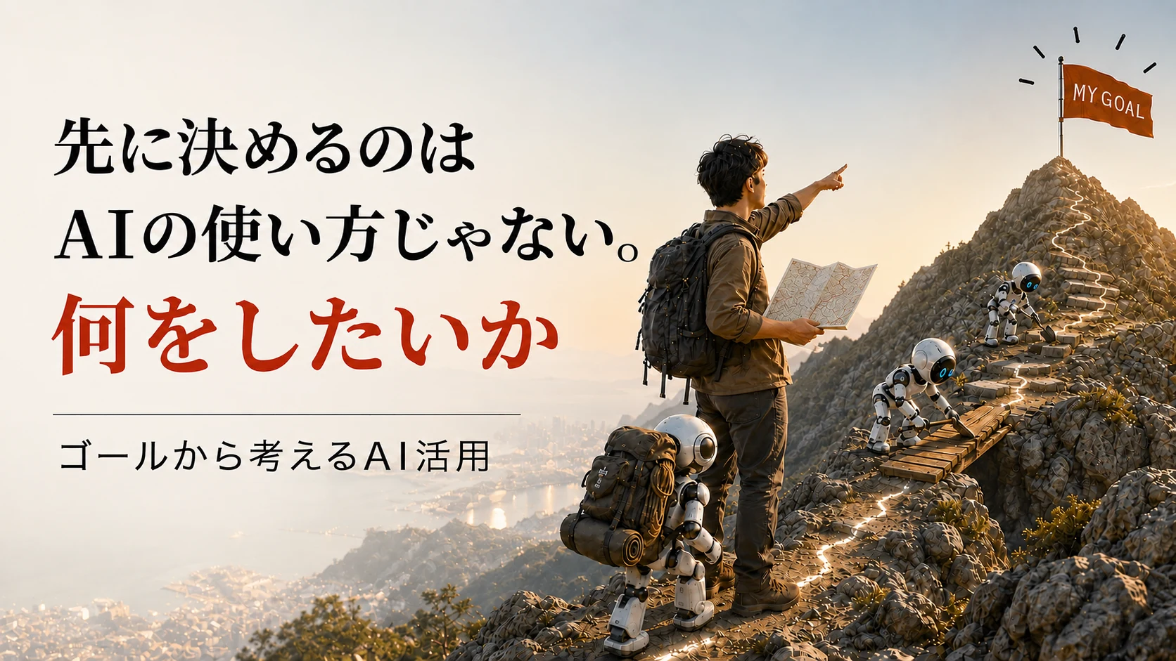 先に決めるのはAIの使い方じゃない。何をしたいか。ゴールから考えるAI活用